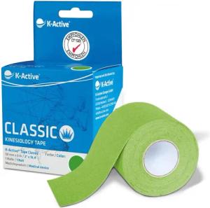 1 Rolle Kinesiotape k-active grün 5cmx5m