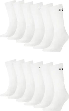 12er PACK Puma Unisex Crew Tennissocken Sportsocken Socken für Damen Herren