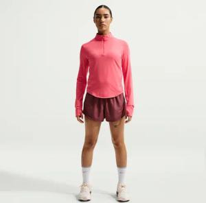 1/4-Zip-Langarmtrikot, Damen Nike Swift