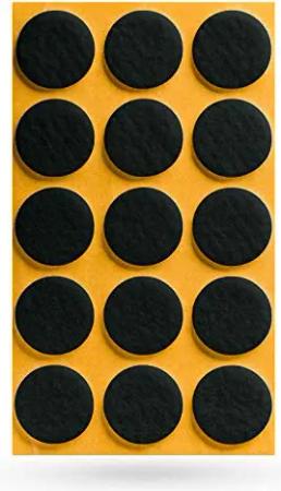 15 x Filzgleiter Ø 28 x 3 mm selbstklebend schwarz Möbelschoner Möbelschutz Bodenschutz Möbelgleiter von SO-TECH®