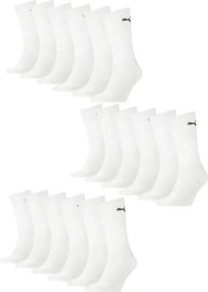 18er PACK Puma Unisex Crew Tennissocken Sportsocken Socken für Damen Herren