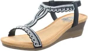 2 Go Fashion  Sandalen Sandaletten -silber 8910811-9