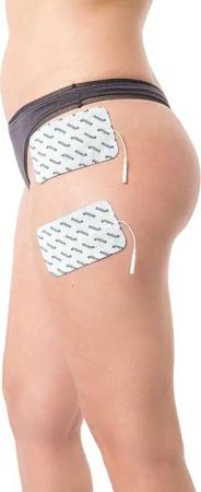 2 große axion Elektroden-Pads - 12x7 cm für TENS - EMS