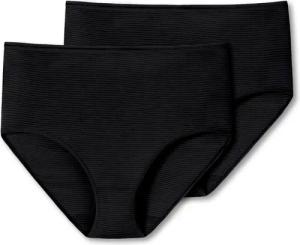 2 Schiesser Midislips mit Modal - Damen - Gr. 36 - schwarz