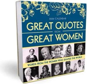 2026 Great Quotes from Great Women Boxed Calendar
