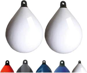 2er- Set  Kugelfender Durchmesser 65 cm, weiß