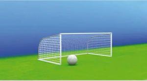 2er-Set Porf 7-a-side Fußballtornetze - 3mm Maschenweite 120mm, Farbe: schwarz