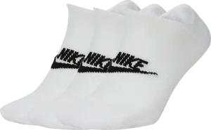 3 Paar Nike Sneaker Socken No Show Füßlinge schwarz / weiß  SK0111