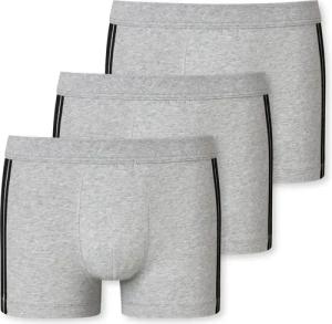 3 Schiesser Shorts - Herren - Gr. L/6 - grau