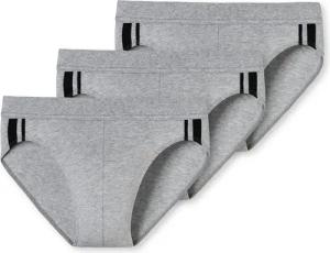 3 Schiesser Slips - Herren - Gr. Xl/7 - grau