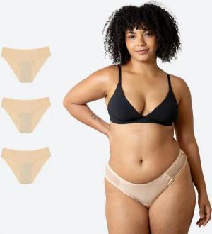 3 Stk. Periodenunterwäsche Hüfttransparent Starke Blutung