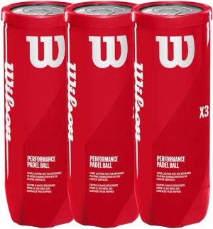 3er-pack Wilson Performance Padel Bälle