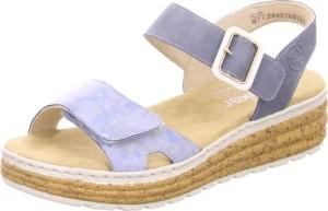 62760-12 Komfort Sandalen blau Damen 40