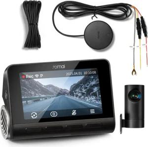 70mai Dashcam Auto A810S 4K HDR, mit STARVIS 2 IMX678 Bildsensor, ADAS Dashcam (4K Ultra HD, WLAN (Wi-Fi), GPS, Super Nachtsicht, 3,0" Bildschirm, G-Sensor, Superkondensator)