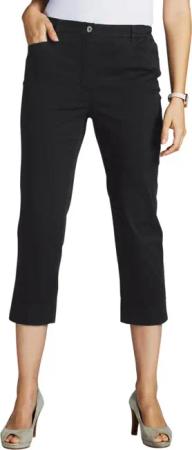 7/8-Baumwollhose Comfort-Schnitt - schwarz - Gr. 255 von Goldner Fashion