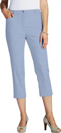 7/8-Baumwollhose Klassik-Schnitt - hellblau - Gr. 19 von Goldner Fashion