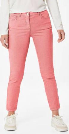 7/8-Jeans BELLA in Super-Stretch-Qualität - rosé - Gr. 44 von Goldner Fashion