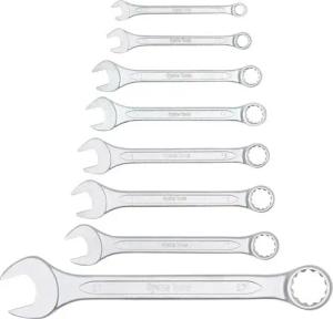 8-teiliges Set von Flach- und Ringschlüsseln aus Chromstahl Cyclus