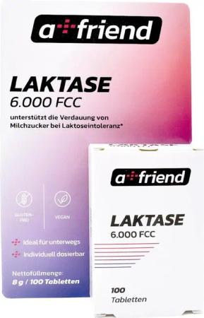 A Friend Laktase 6.000 FCC bei Laktoseintoleranz Tabletten