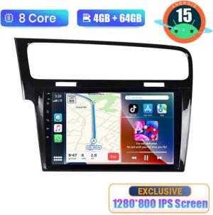 A-Sure 8-Core Android 15 Carplay RDS GPS Navi Für VW Golf 7 VII MK7 2012-2017 Autoradio (Digitalradio (DAB), RDS, FM, AM, 1280*800 IPS Screen/8-Core CPU)