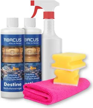 ABACUS Backofenreiniger, Grillreiniger, Ofenreiniger, Herdreiniger Backofenreiniger (Geeignet für Ofen, Grill, Töpfe etc., [6-St. Beseitigt problemlos eingebrannte Fette Beseitigt problemlos eingebrannte Fette)