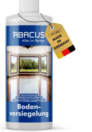 ABACUS Bodenversiegelung Holzbodenversiegelung, Parkettversiegelung, Laminatversiegelung, Rutschhemmend mit Seidenmattem Glanz