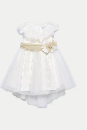 Abel & Lula Elegantes Kleid 5006 Weiß Regular Fit