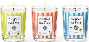 ACQUA DI PARMA Geschenkset - Trio Kerzen Ulivo, Salina, Pineta Limited Edition 70g