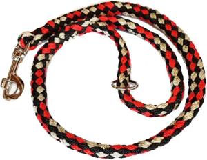 Activity4Dogs Hundeleine große Hunde bis 60 kg, mehrfarbig geflochten, 1,2 m lang, mit Schlaufe, ohne Naht, Qualität aus Deutschland