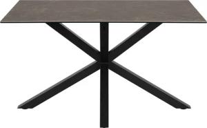 ACTONA GROUP Esstisch Heaven, Tisch, Tischplatte aus Keramik, Kreuzgestell, 135x80x75.5cm