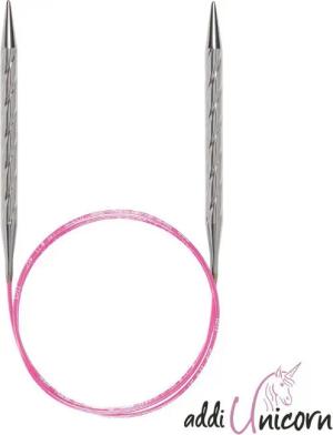 addi Rundstricknadeln addiUnicorn Basic Metall Rundstricknadeln, Länge 60 - 150 cm, Stricknadel in Wellenform in verschiedenen Stärken