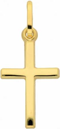 Adelia´s Kettenanhänger Damen & Herren 333 Gold Kreuz Anhänger, Goldschmuck für Damen & Herren