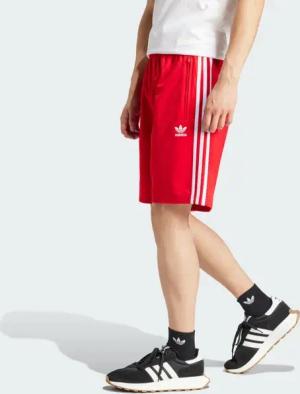 Adidas Firebird Herren Kurze Hosen - Rot - Größe XS - Baumwoll-Canvas