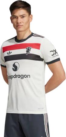 Adidas Manchester United 24/25 Third Herren Trikots/Replikate - Weiß - Größe M - Poly Mesh