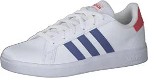 adidas Unisex Kinder Grand Court 2.0k Tennisschuhe, Weiß Blau Rot Ftwbla Azurea Rojint, 37 1/3 EU