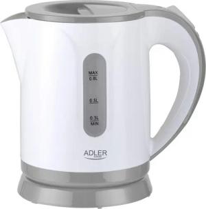 Adler Wasserkocher Adler AD 1371g Wasserkocher grau/weiß 0,8L