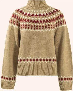 ADLYSH Pullover WOLLPULLOVER MIT JACQUARDMUSTER