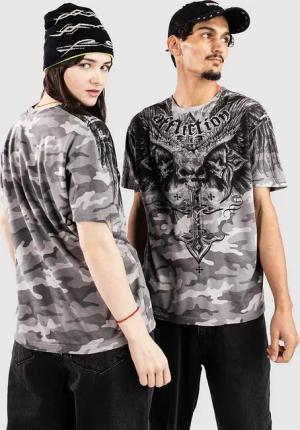 Affliction Death Eyes T-Shirt lava wash