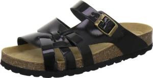 AFS-Schuhe 212225 Kralle Pantolette für Damen mit Fußbett, bequeme Sandalen aus Leder