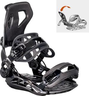 Airtracks Snowboardbindung Snowboard Bindung Master Pro ME FASTEC System, System mit Klapp-Highback mit Hebelverschluss »Mod. 25/26