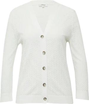 Ajour-Strickjacke aus Viskosemix