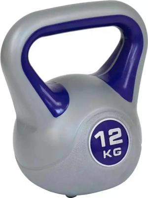 Aktivsport-Kettlebell 12 kg mit Kunststoffbeschichtung