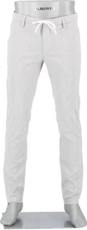 Alberto Herren Chino grau gemustert Slim Fit