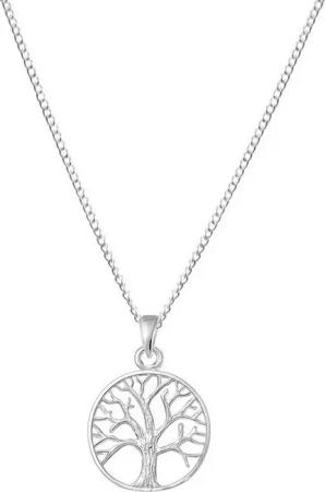 ALEXANDER YORK Kette mit Anhänger TREE OF LIFE, 2-tlg., 925 Sterling Silber