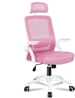 ALFORDSON Bürostuhl mit S-Kurven-Design und hochwertigen Materialien, 360° drehbar und 10 cm höhenverstellbar für Sitzen