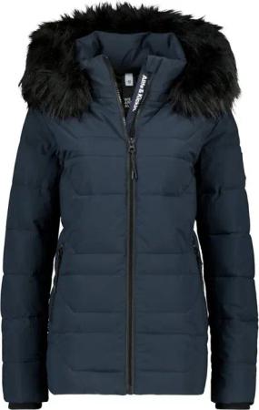 Alife & Kickin Winterjacke Damen ZophiaAK A leicht taillierter Passform, Kapuze und Kunstfell sind abnehmbar