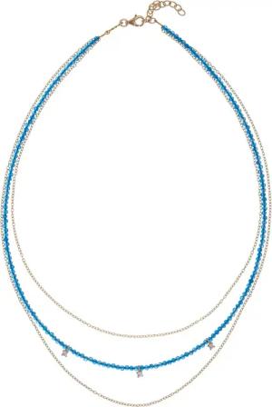 Alisia AL4968.01.076 Damen-Kette Chroma Goldfarben Blau