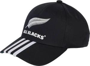 All Blacks 3-Streifen Baseball Kappe