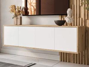 ALLHOUSE24 Lowboard MANDY Artisan Eiche - Wand & Standmontage, Fernsehtisch Modern