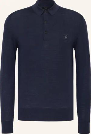 ALLSAINTS Strick-Poloshirt MODE aus Merinowolle